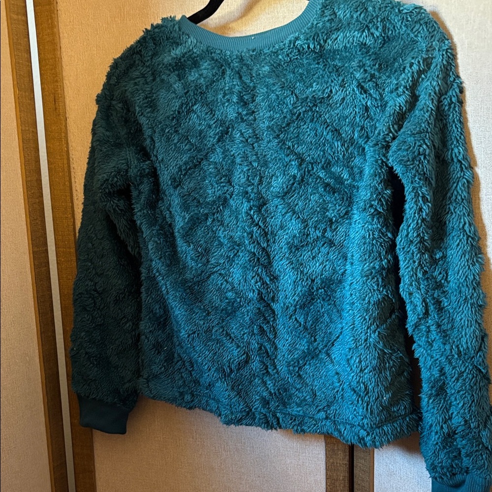 Girl’s Art Class Teal Sleep Top large
